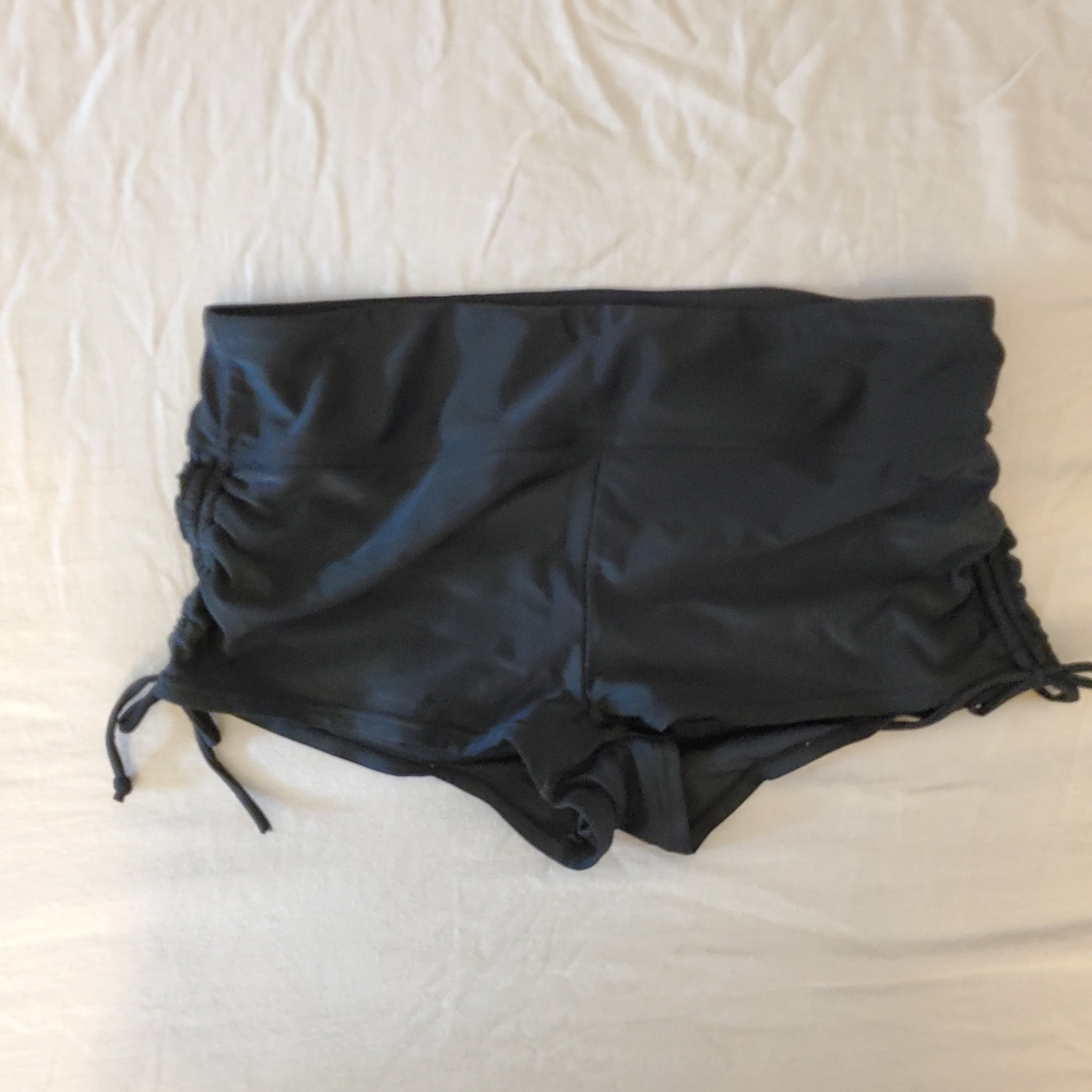 Croft and Barrow black swim shorts